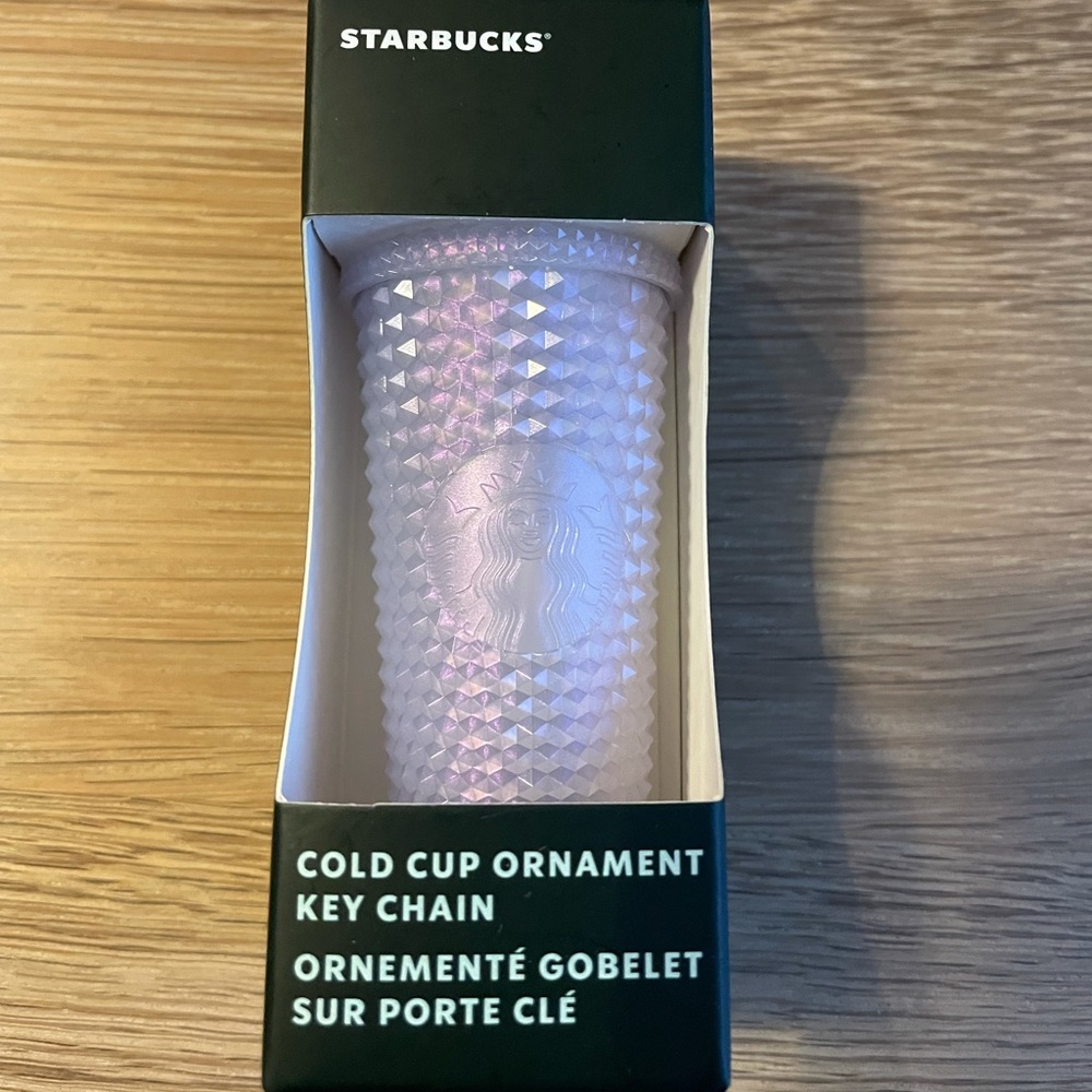 Starbucks ⭐️ Holiday 2021 icy bling  tumbler ornament keychain new release!